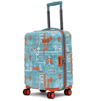 Uppercase JFK Hard Trolley Bag Large Teal Blue 7900EHT1TBL