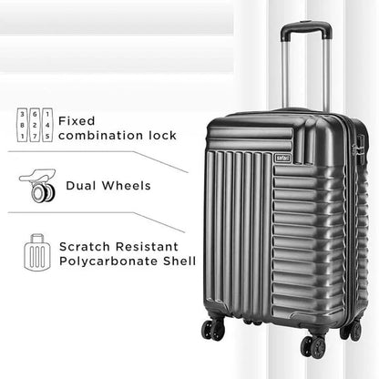 Safari Combat 4W Hard Luggage Trolley 55 65  77