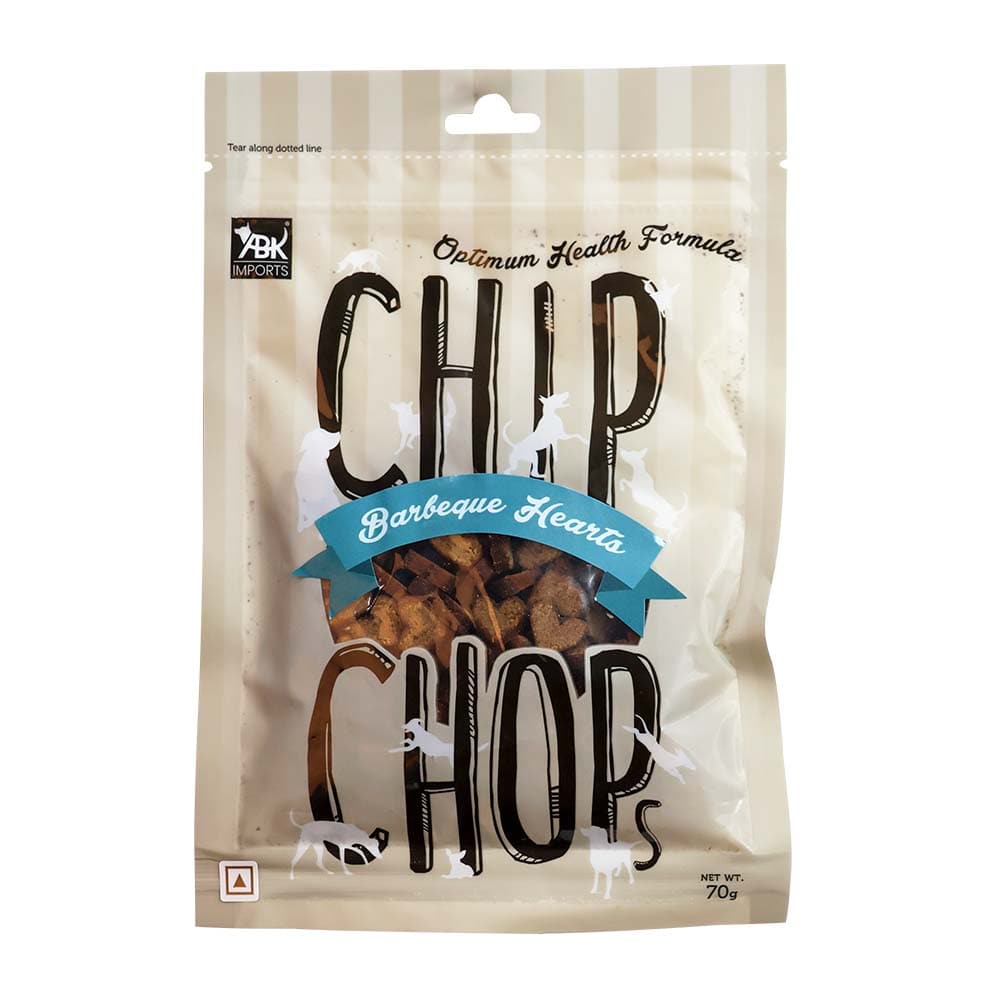 Chip Chops Barbeque Hearts Dog Treats