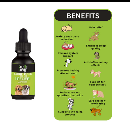 Cure By Design Relief Oil for Dogs 30ml