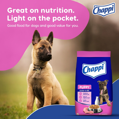 Chappi Chicken  Milk Dry Puppy Food