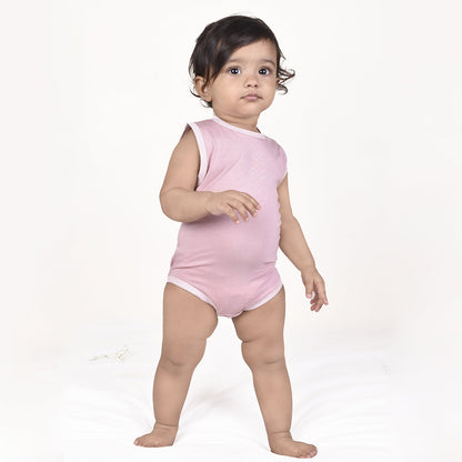 Coral Blush Soft Bamboo Onesie