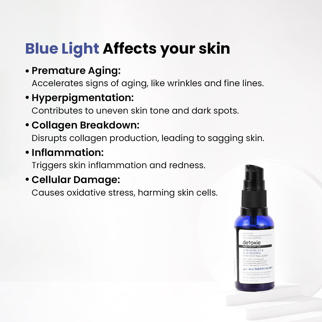 Screen Relief  Blue Defense Glow Boost Face Serum