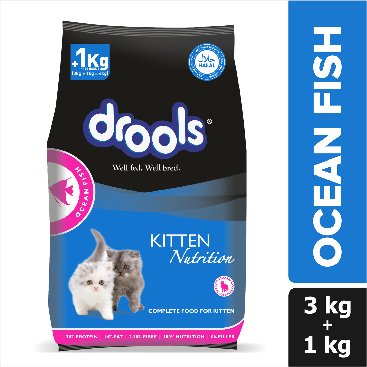 Drools Ocean Fish Kitten Cat Dry Food