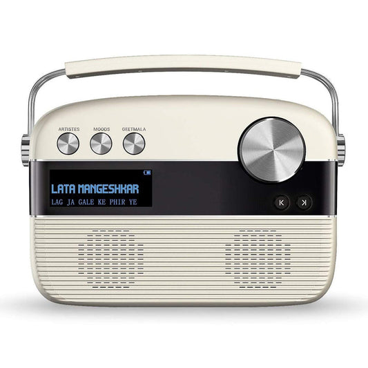 Saregama Carvaan Hindi Portable Digital Music Player White