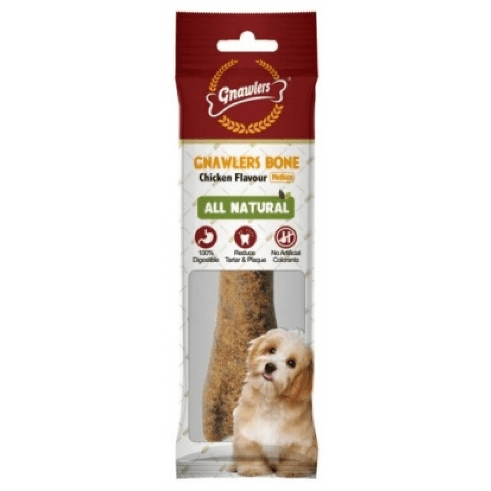 Gnawlers Chicken Bone Dog Treats 5 inch