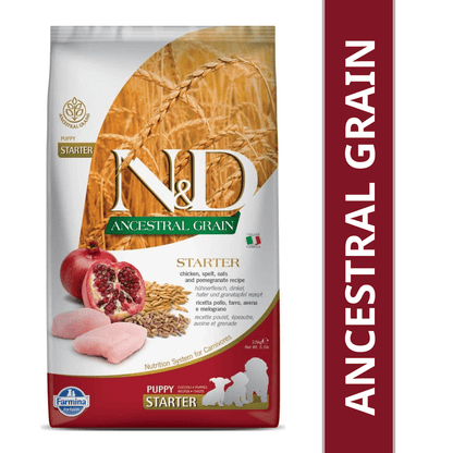 Farmina ND Chicken  Pomegranate Ancestral Grain Starter Puppy Dog Dry Food
