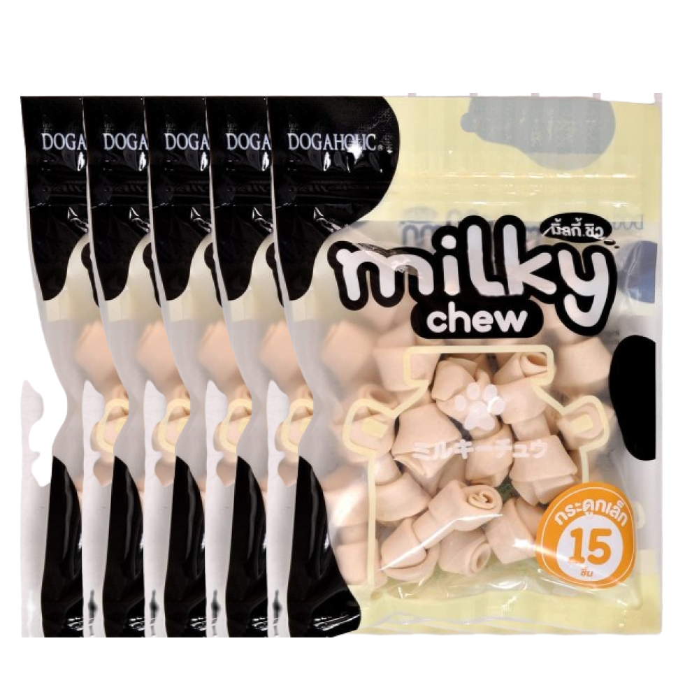 Dogaholic Milky Chew Bone Style Dog Treats