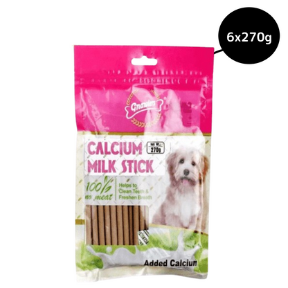 Gnawlers Calcium Milk Stick Dog Treat