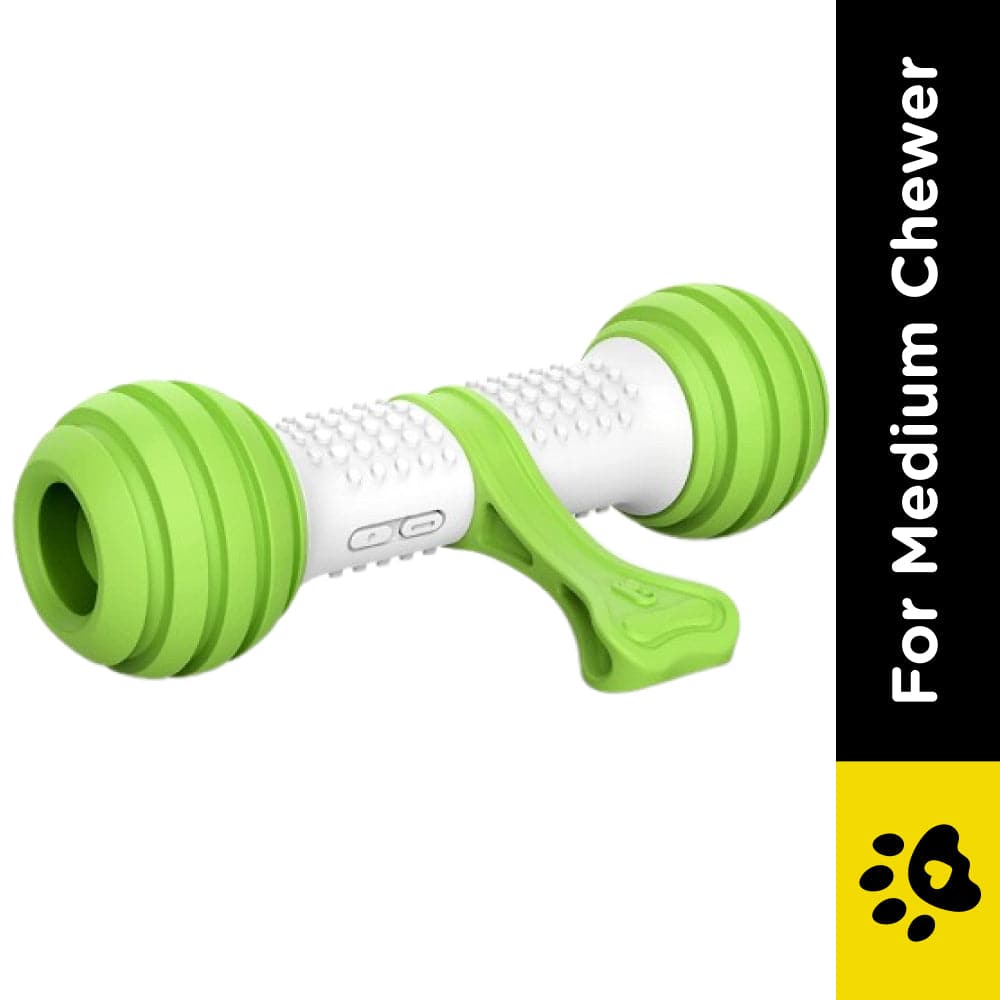 Pet Geek Playbone Toy for Dogs WhiteGreen