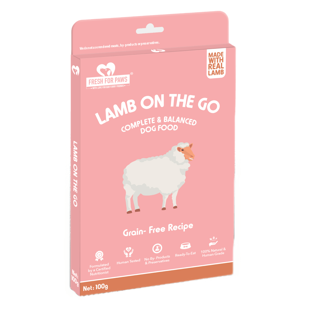 Fresh For Paws Lamb On The Go Dog Wet Food 100g