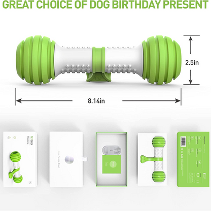 Pet Geek Playbone Toy for Dogs WhiteGreen