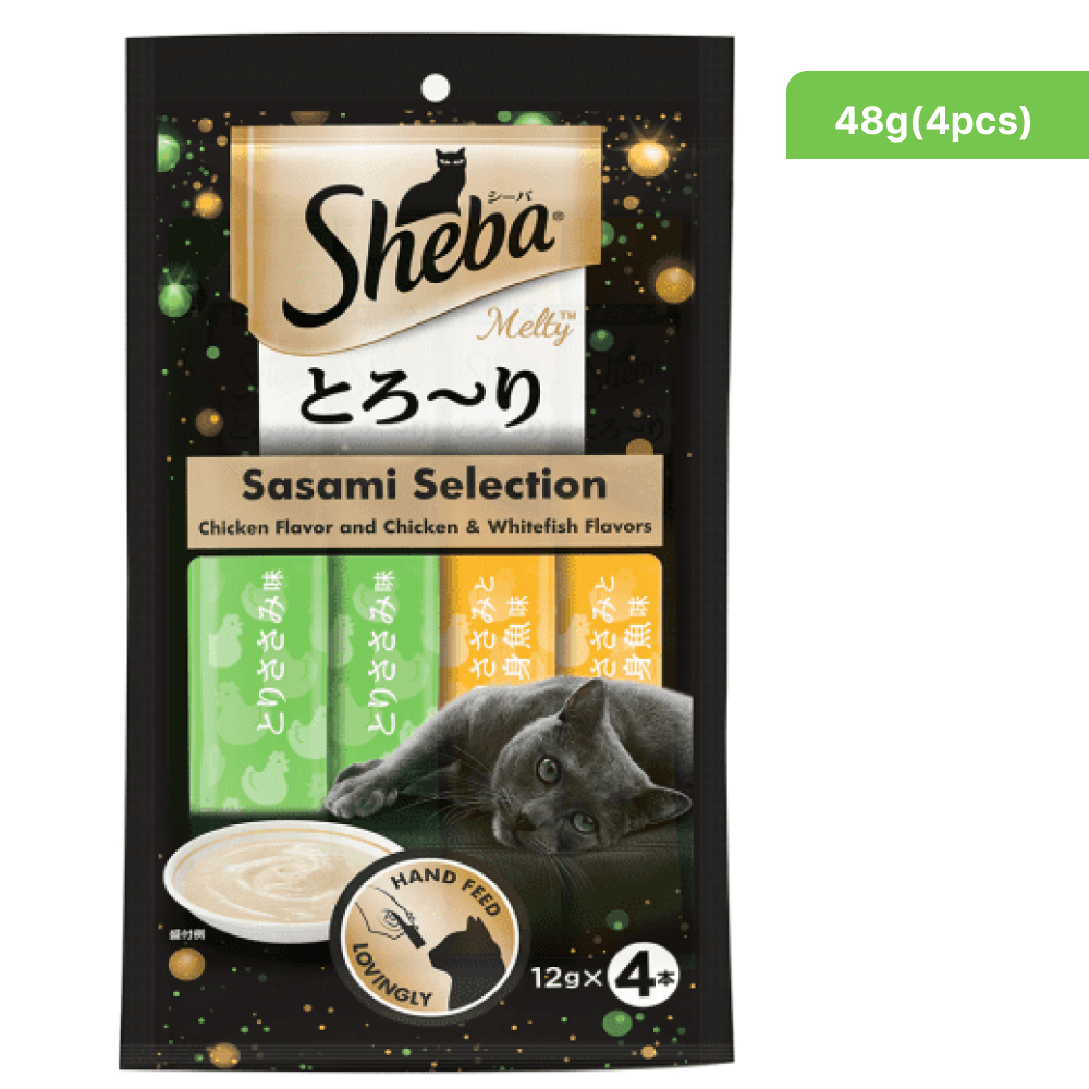 Sheba Chicken  Chicken Whitefish Sasami Selection Melty Premium Cat Treats