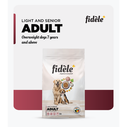 Fidele Plus Adult Light  Senior Dog Dry Food