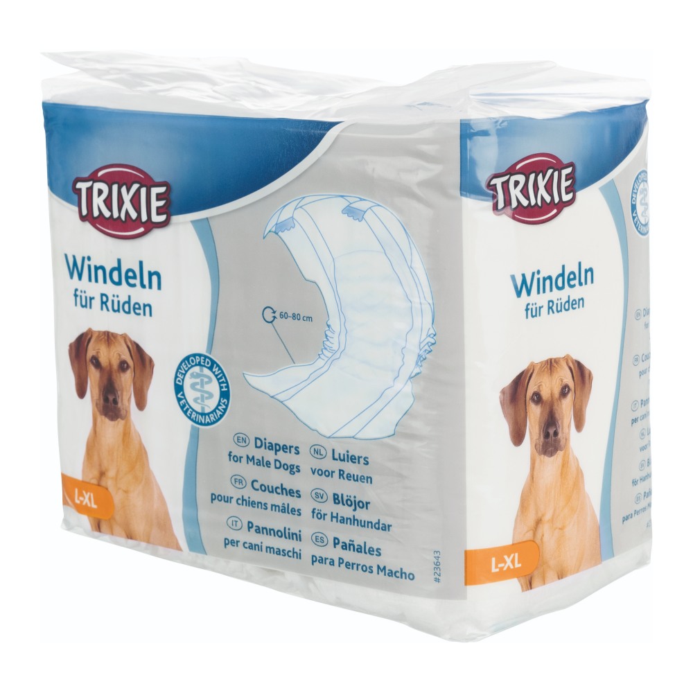 Trixie Diapers for Male Dogs 12pcs