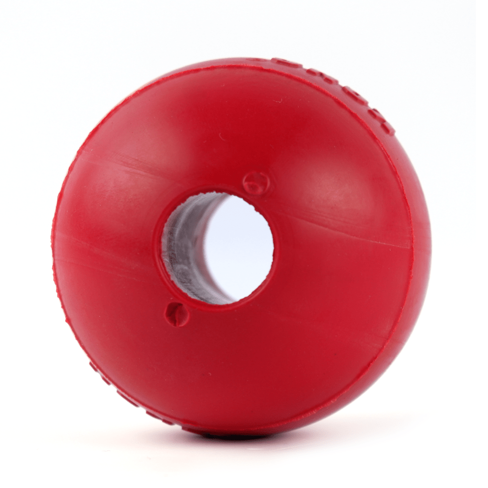 Kong Ball with Hole Toy for Dogs Red  For Aggressive Chewers