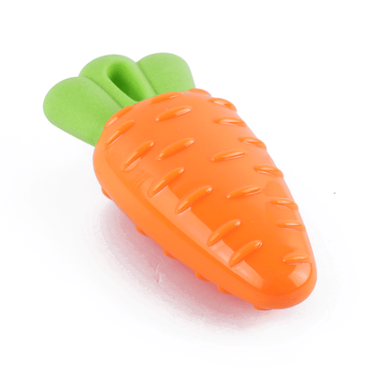 Fofos Vegi Bites Carrot Squeaky Toy for Dogs  For Medium Chewers