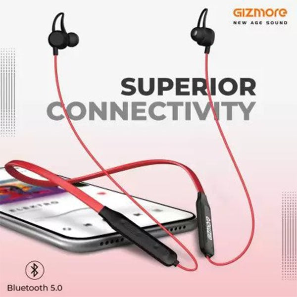 Gizmore MN218 Bluetooth Neckband Earphone