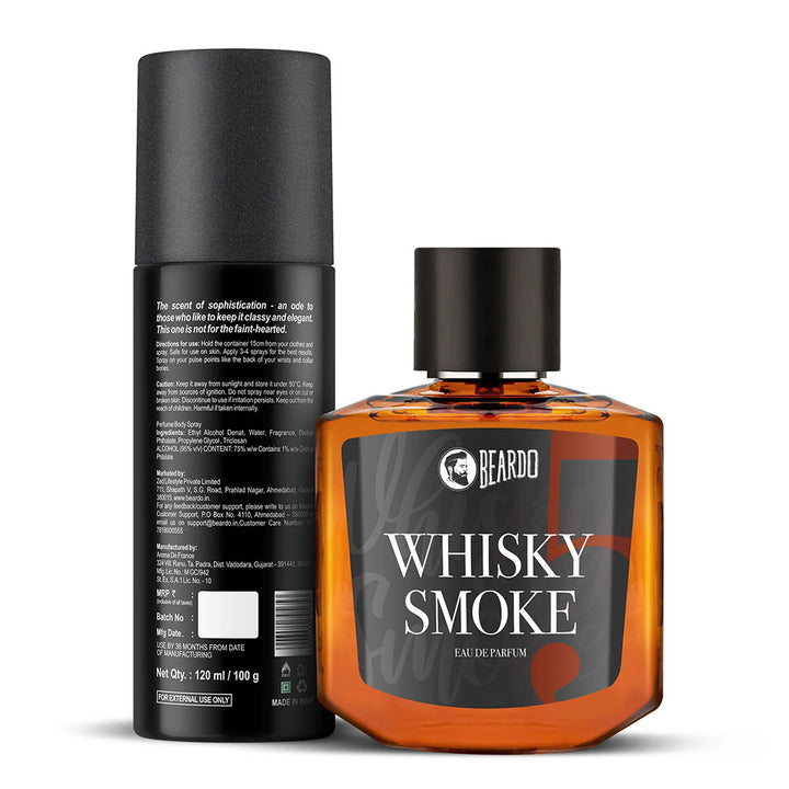 Beardo Whisky Smoke Fragrance Combo