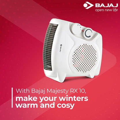 BAJAJ MAJESTY RX10 HEAT CONVECTOR ROOM HEATER 2000W