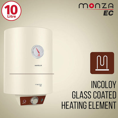 HAVELLS MONZA EC 10 LITRE STORAGE WATER HEATER 5STAR