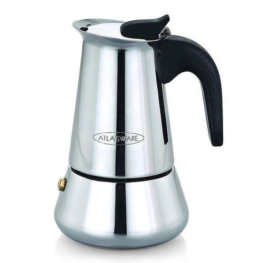 Atlasware Stainless Steel Coffee Maker Size-4 Cup