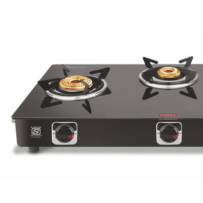 Vidiem Edge Shine 3 Burner Glass Cooktop