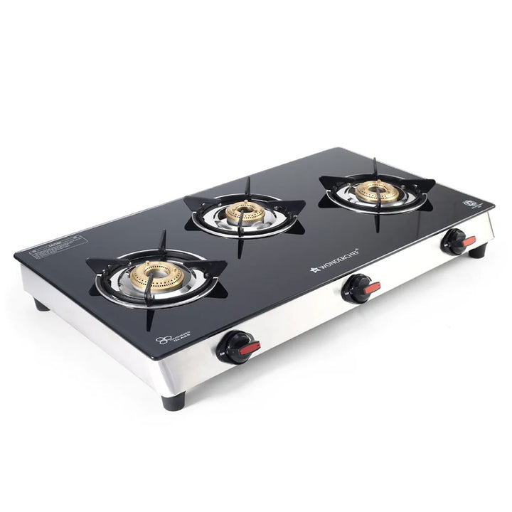 Wonderchef Galaxy Glass 3 Burner Auto Cooktop 63154813