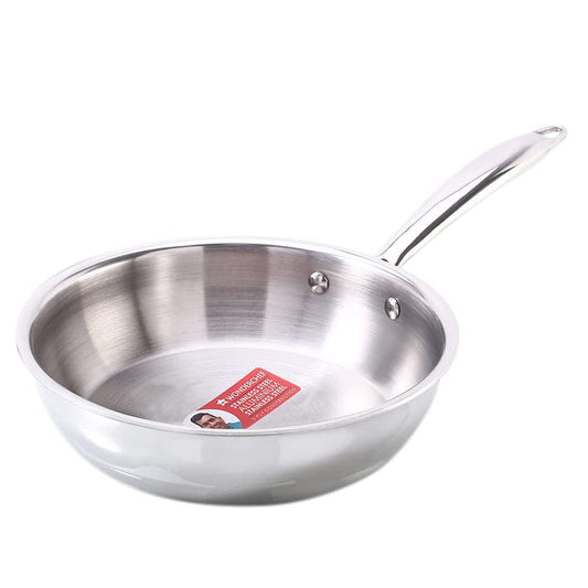 Wonderchef Nigella Tri-ply SS 24 cm Fry Pan 63153403