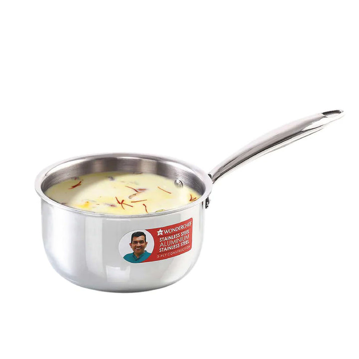 Wonderchef Nigella Tri-ply SS 16 cm Sauce Pan 63153404