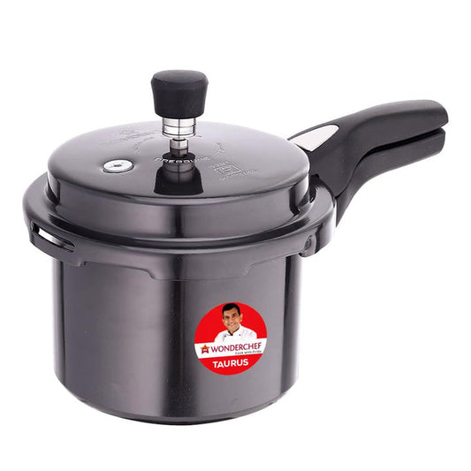 Wonderchef 3L Taurus Hard Anodized Outer Lid Pressure cooker 63154822