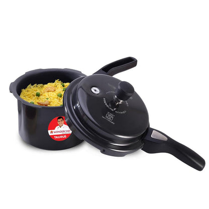 Wonderchef 5L Taurus Hard Anodized Outer Lid Pressure cooker 63154823