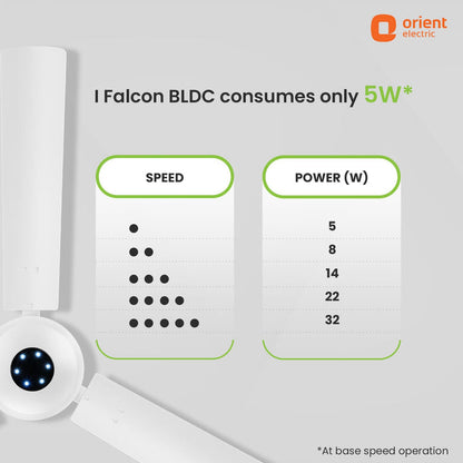 I-Falcon BLDC Ceiling Fan With Light  Remote