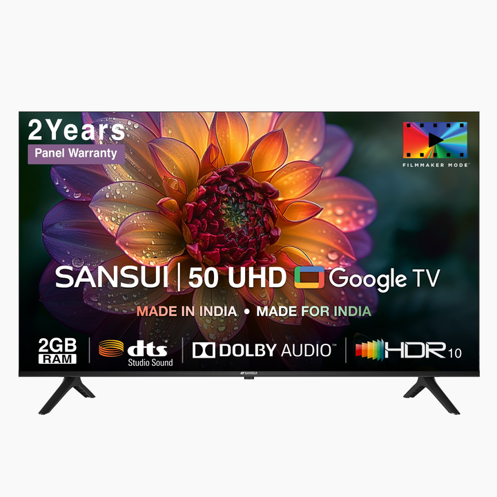 Sansui 127cm 50 inches Ultra HD 4K Google TV