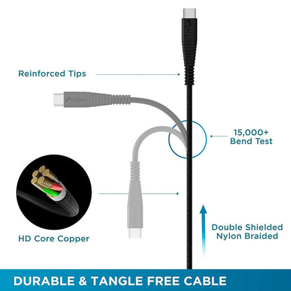 Urbn UPC255 Type-C To Type-C 65W Super-Fast Charging Cable 1.5m