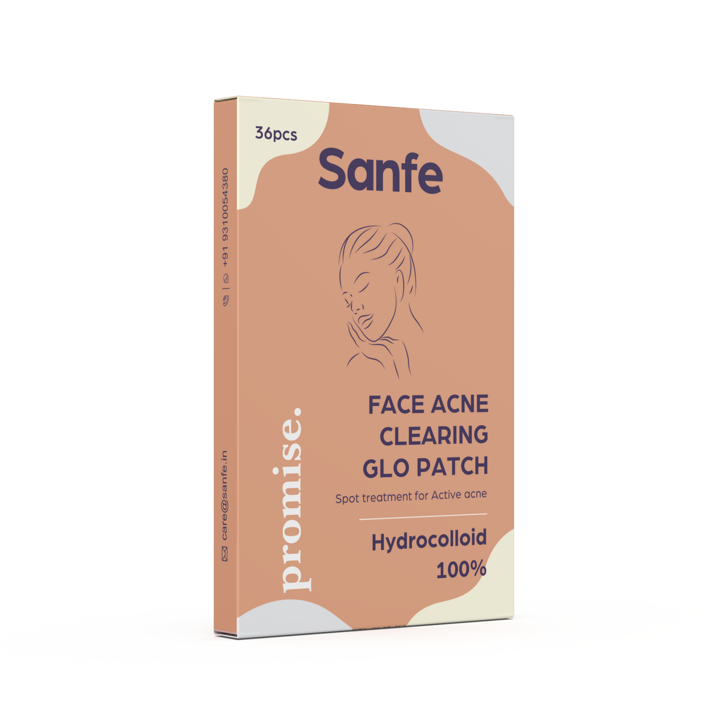 Sanfe Face Acne Glo Patch - Pack of 36