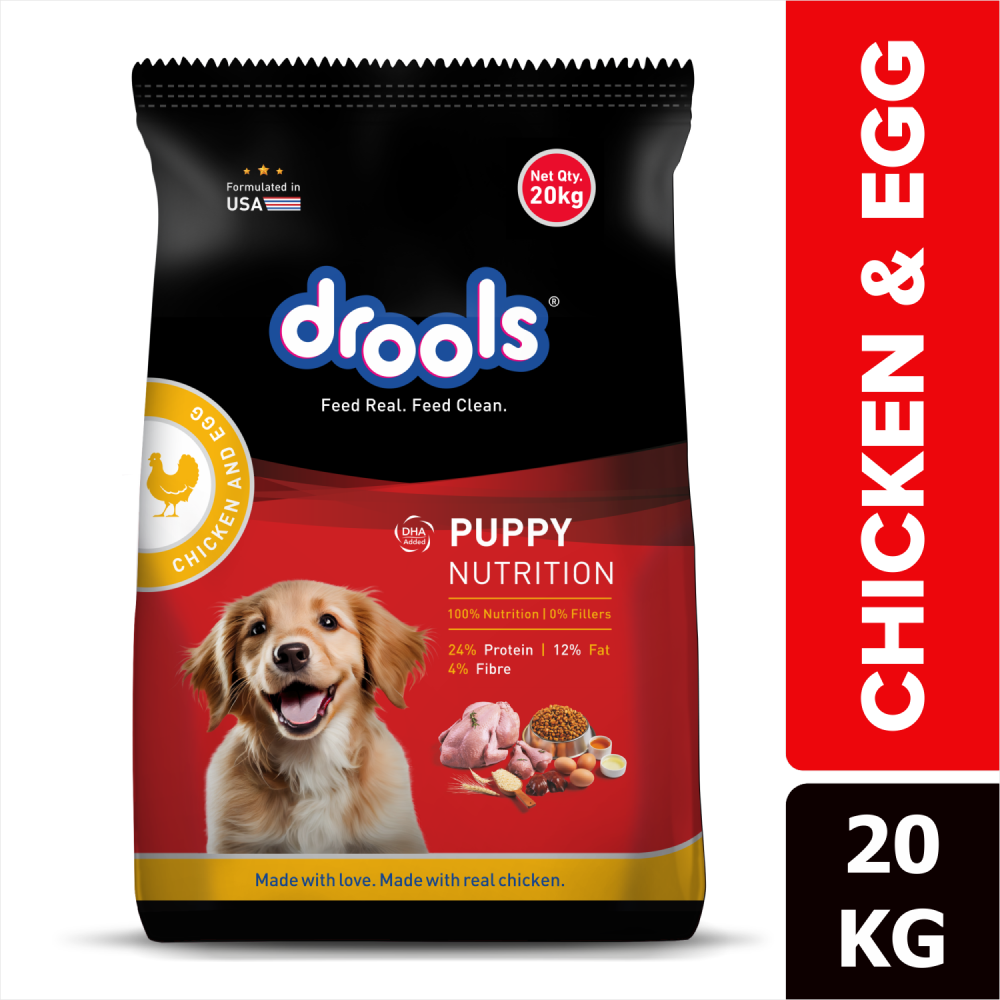 Drools Chicken and Egg Puppy Dog Dry Food