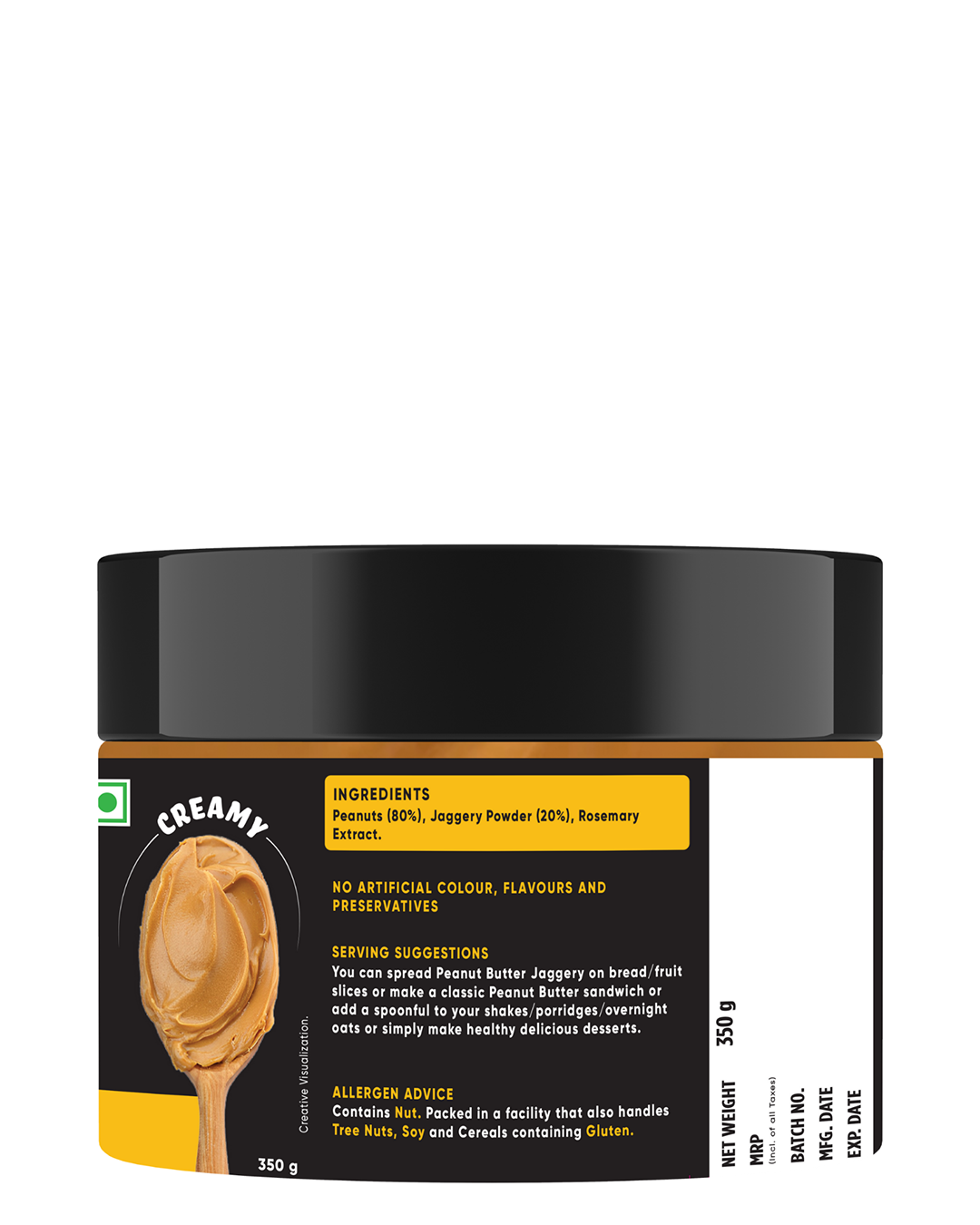 Peanut Butter Jaggery Contains 23g Protein - 350g