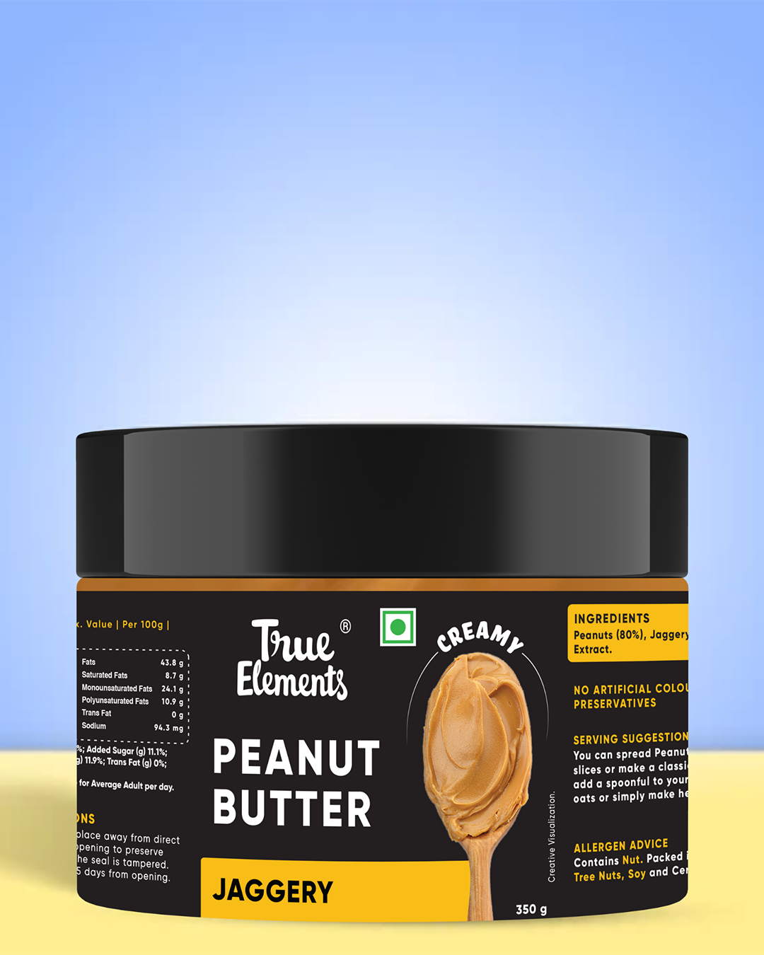 Peanut Butter Jaggery Contains 23g Protein - 350g