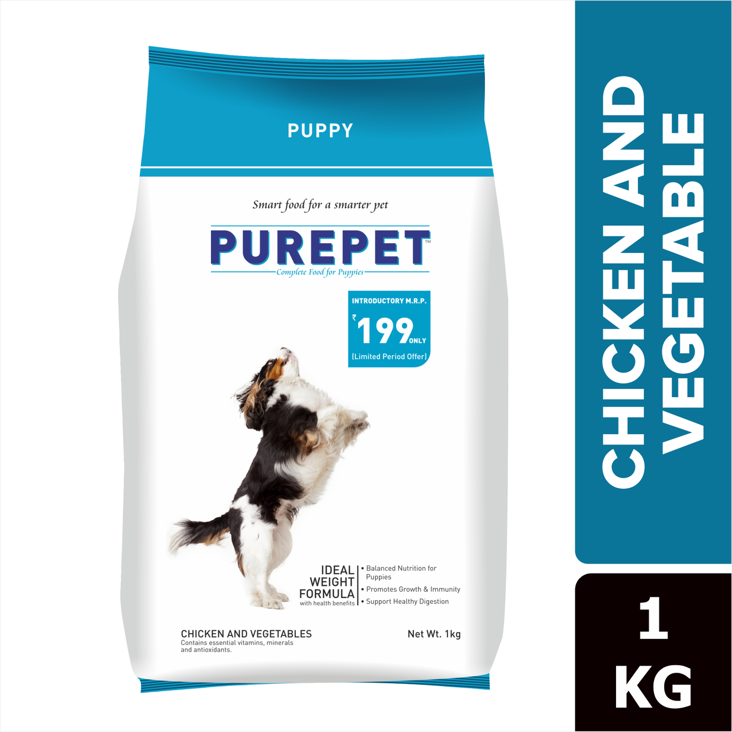 Purepet Chicken  Vegetable Puppy Dog Dry Food