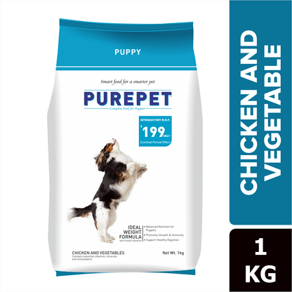 Purepet Chicken  Vegetable Puppy Dog Dry Food