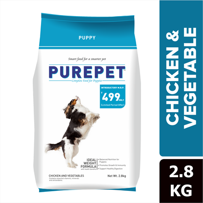 Purepet Chicken  Vegetable Puppy Dog Dry Food