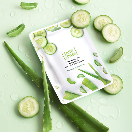 Nourishing Sheet Mask with Aloe Vera  Cucumber  From the makers of Parachute Advansed  15ml