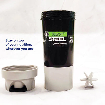 Shake Me Steel Protein Shaker 400ml