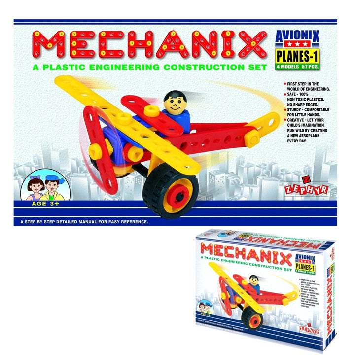 ZEPHYR PLASTIC MECHANIX PLANES 1 AGE 3 PLUS