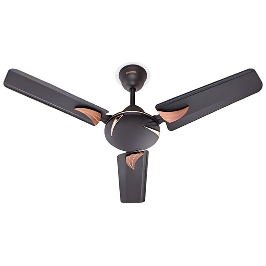 Candes Arena 900mm High-Speed Decorative Ceiling Fans for Home  BEE Star Rated 405 RPM Anti-Dust  2 Years Warranty Coffee Brown Pack of 1