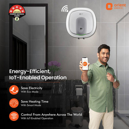 Aquator IoT 5 Star Water heater Geyser Suitable for High-rise Buildings  7 year Tank Warranty  Free Installation and Connecting Pipes  Geyser with Temperature Control