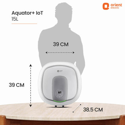 Aquator IoT 5 Star Water heater Geyser Suitable for High-rise Buildings  7 year Tank Warranty  Free Installation and Connecting Pipes  Geyser with Temperature Control