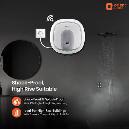 Aquator IoT 5 Star Water heater Geyser Suitable for High-rise Buildings  7 year Tank Warranty  Free Installation and Connecting Pipes  Geyser with Temperature Control