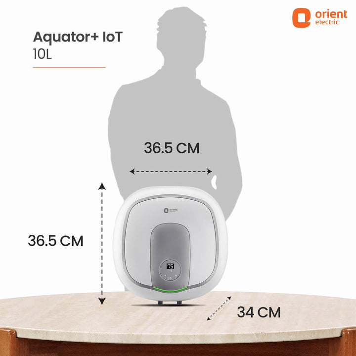 Aquator IoT 5 Star Water heater Geyser Suitable for High-rise Buildings  7 year Tank Warranty  Free Installation and Connecting Pipes  Geyser with Temperature Control